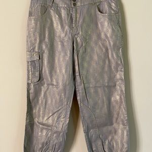 V Cristina Dusty Gold Cargo Capris